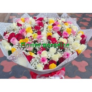 Assorted Roses Bonquet