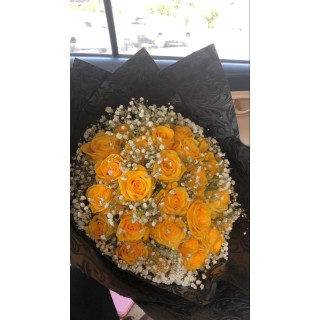 Sunshine yellow roses