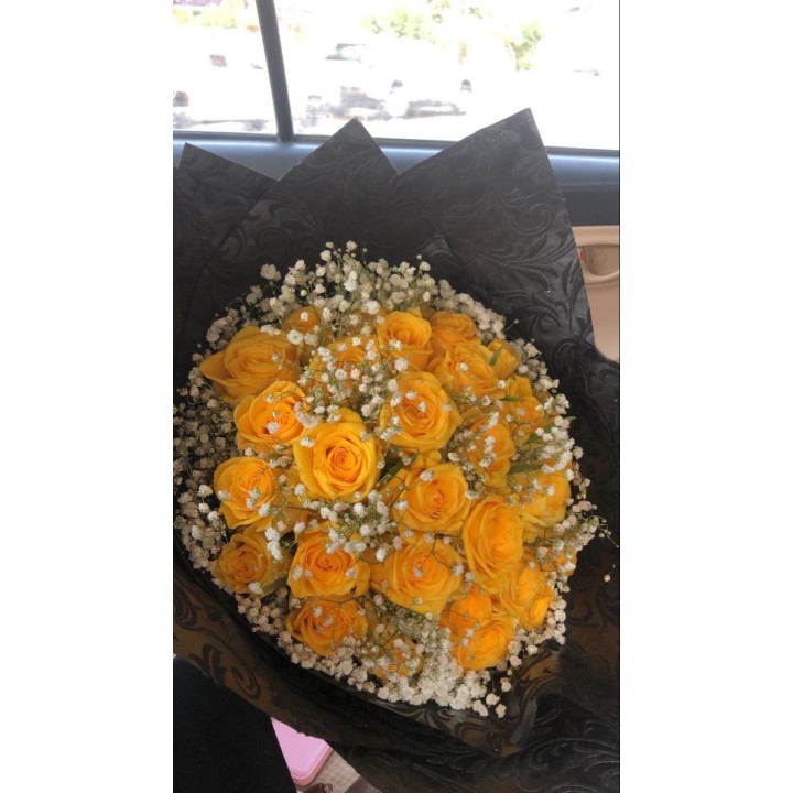 Sunshine yellow roses